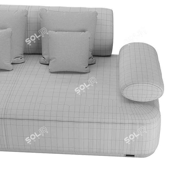 Ilario Modular Sofa: Personalized Comfort and Dynamic Design 3D model image 7