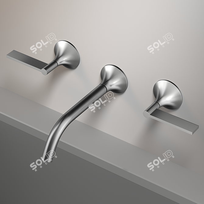 Dorn Bracht Vaia 36: Sleek Rigid Spout 3D model image 2