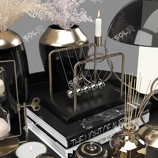 Elegant Decor Set Vol 2 3D model image 2