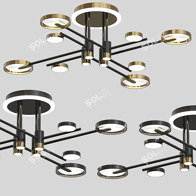 Sleek Vilta Lampatron: Modern Lighting Solution 3D model image 1