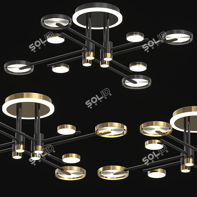 Sleek Vilta Lampatron: Modern Lighting Solution 3D model image 2