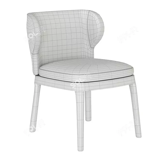 Bonaldo Joy Chair: Sleek & Compact 3D model image 4