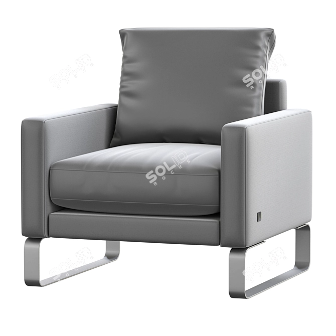 Elegant Rolf Benz Chair: 2014 Version 3D model image 1