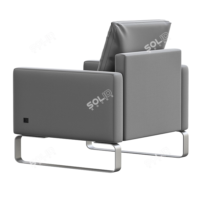 Elegant Rolf Benz Chair: 2014 Version 3D model image 5