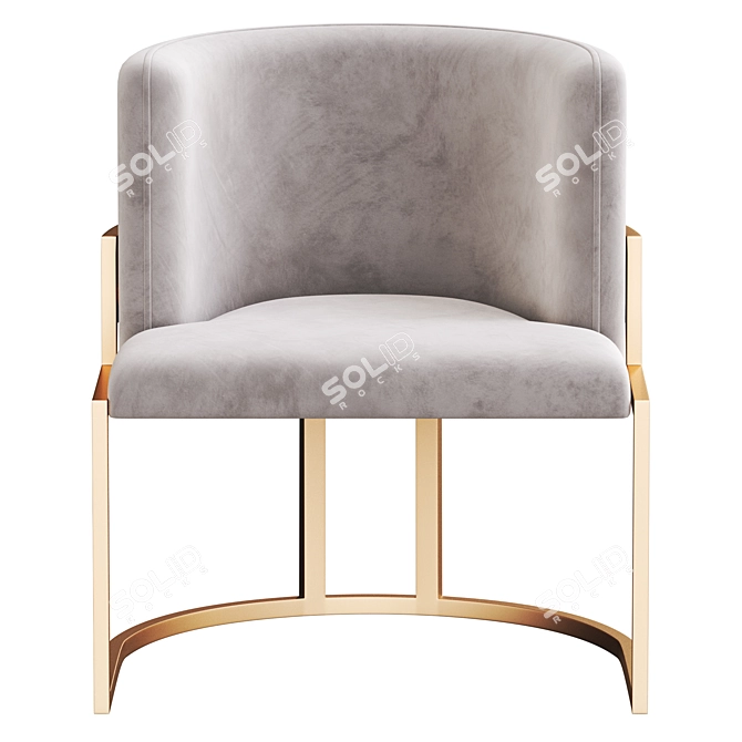 Grisella Modern Armchair: Stylish Comfort for Your Home 3D model image 4