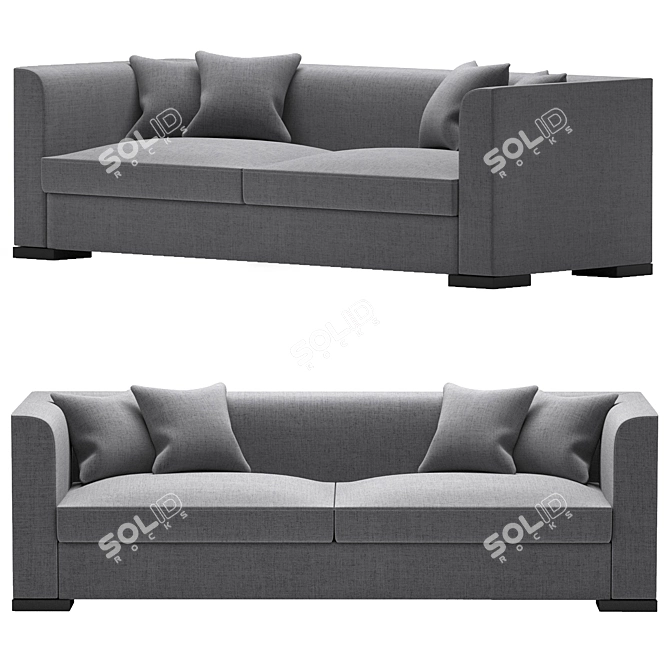 2015 Flexform Sofa: Versatile, Stylish, and Comfortable 3D model image 2