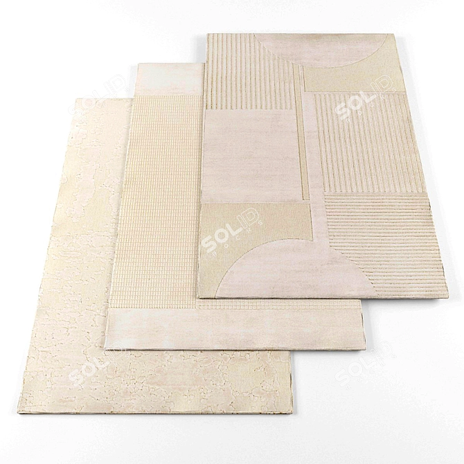 High Resolution Rugs Bundle 3D model image 1