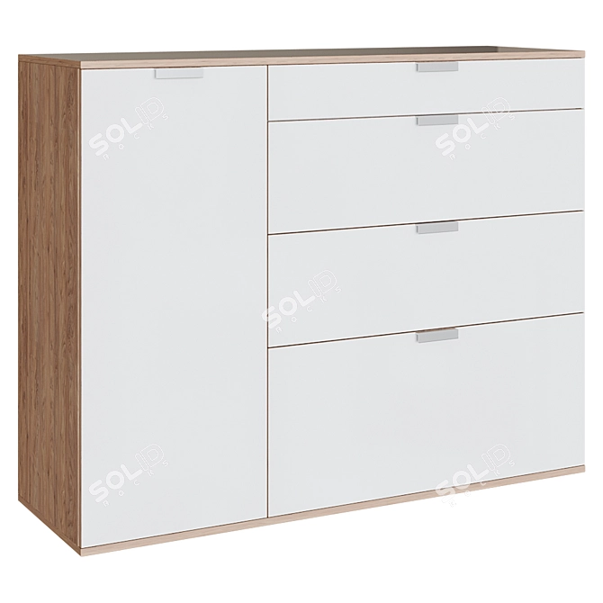 Hoff Deco-1 Dresser 3D model image 1