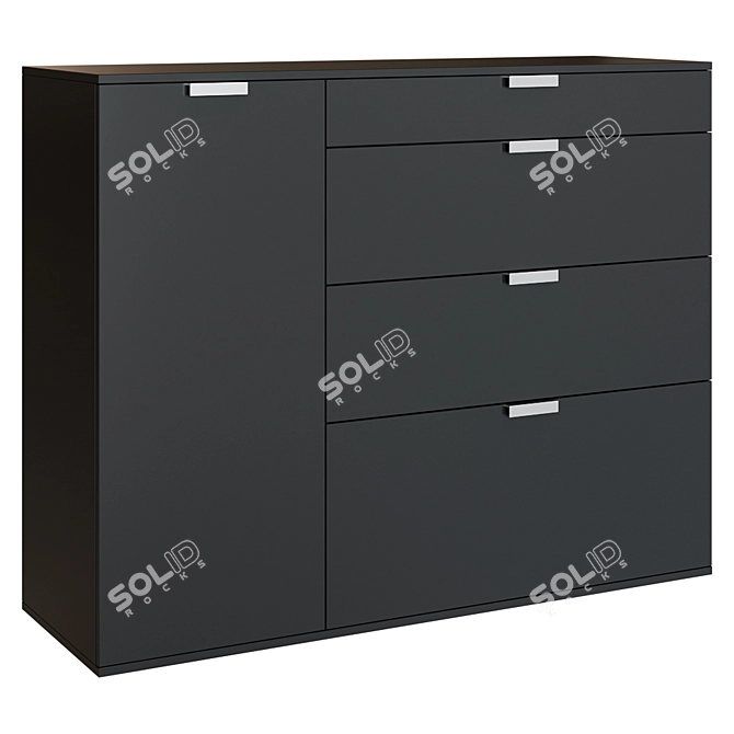 Hoff Deco-1 Dresser 3D model image 2