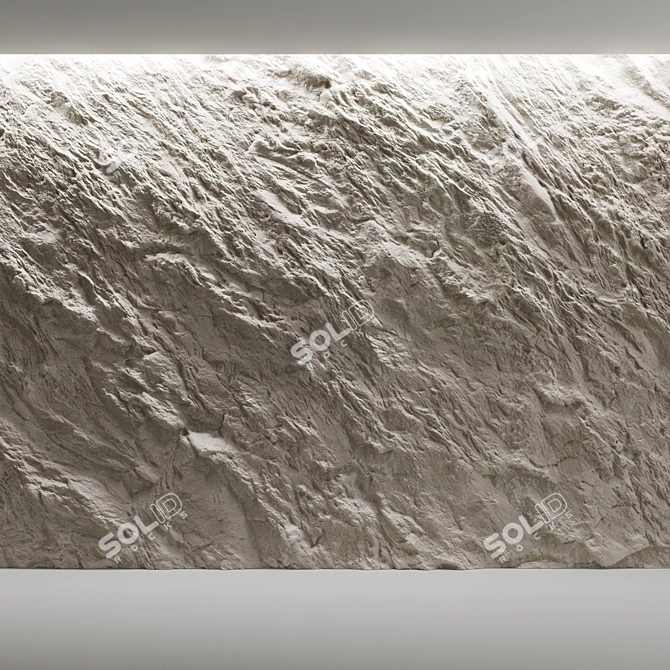 Premier Stone Wall: High-quality Material & Textures 3D model image 1