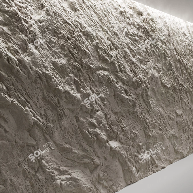 Premier Stone Wall: High-quality Material & Textures 3D model image 2