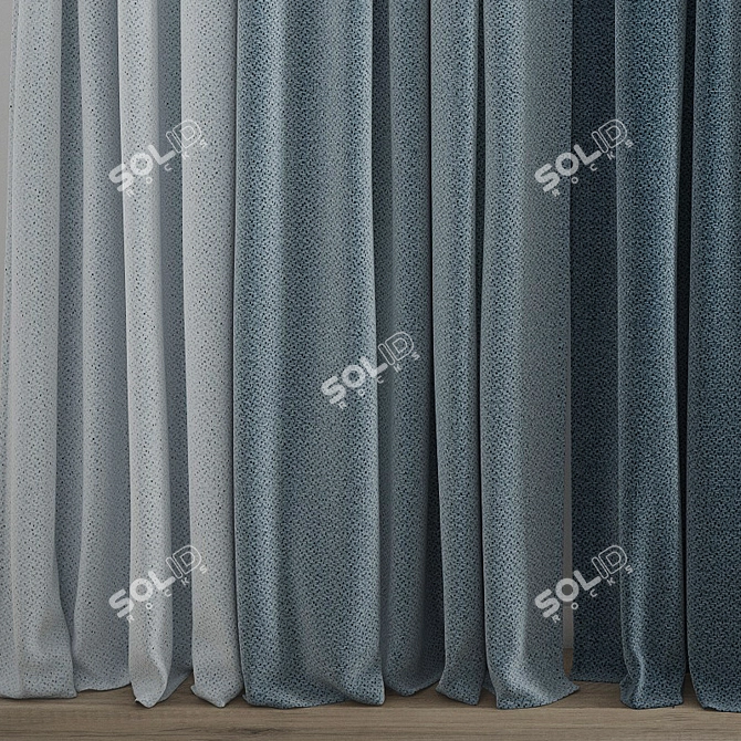 Polygonal Curtain Model 3D model image 3