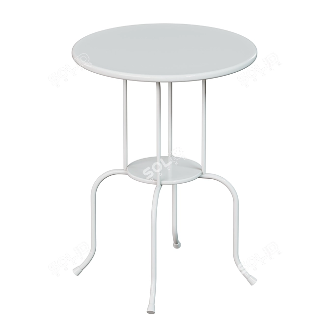 Sleek and Stylish Side Table 3D model image 1