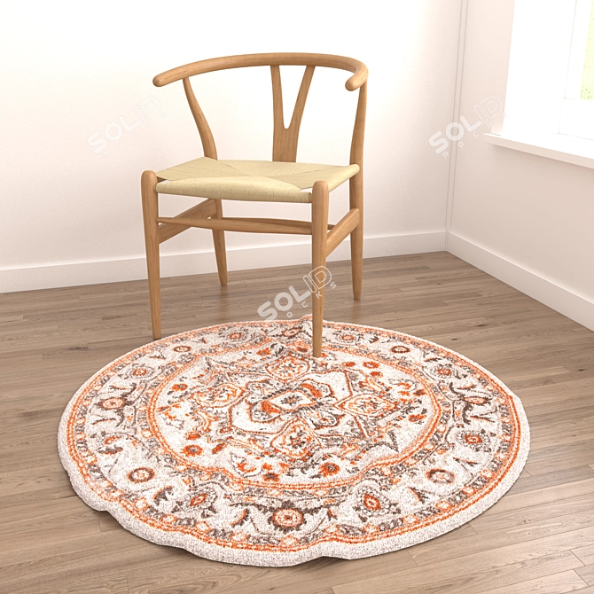 Versatile Set: 8 Rugs for Various Perspectives 3D model image 3