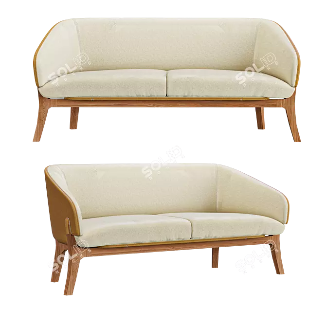 Classic Elegance Reimagined 3D model image 1