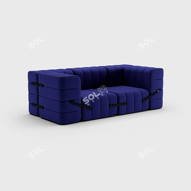 Modular Curt Sofa Set 3D model image 2