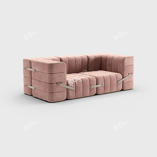 Modular Curt Sofa Set 3D model image 3