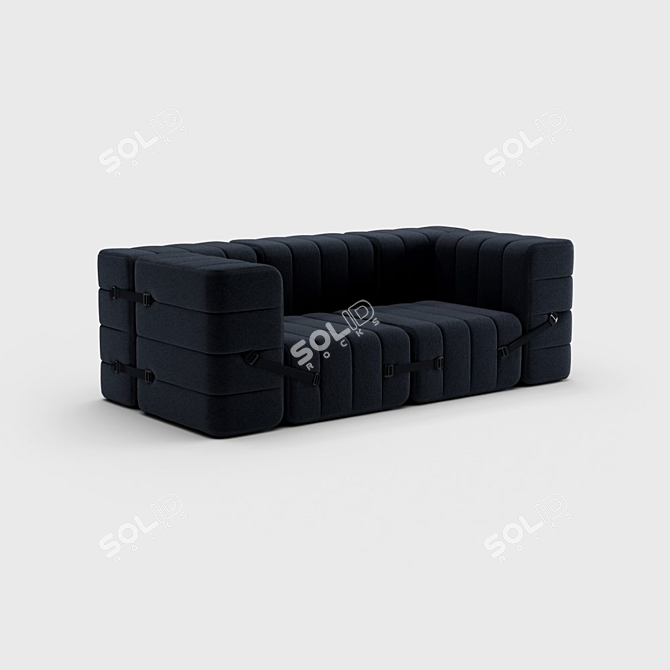 Modular Curt Sofa Set 3D model image 6