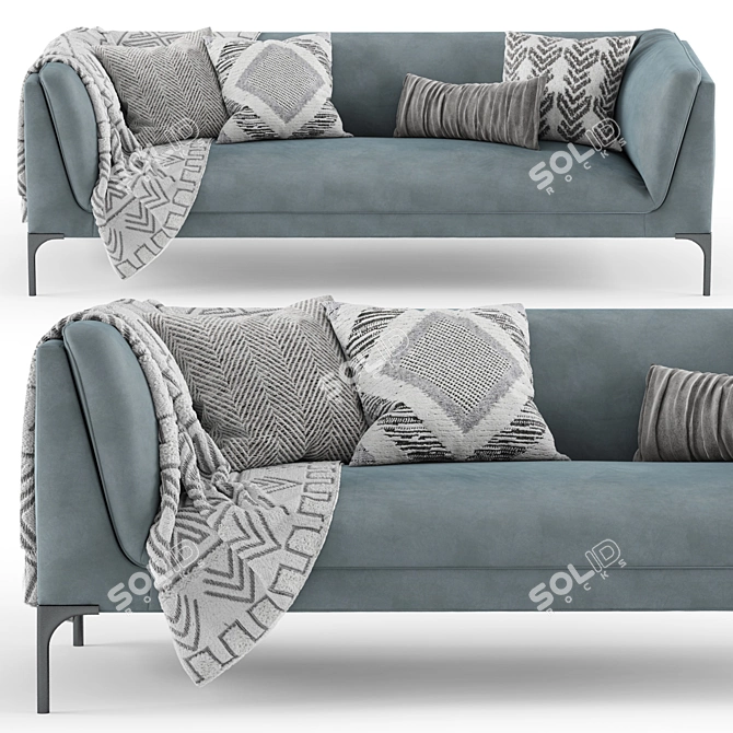 Sits Frej: Stylish Modern Sofa 3D model image 2