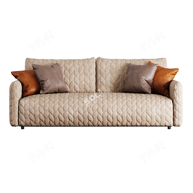 Stylish Moon 162 Sofa: Comfortable and Trendy 3D model image 4