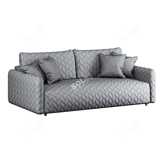 Stylish Moon 162 Sofa: Comfortable and Trendy 3D model image 6