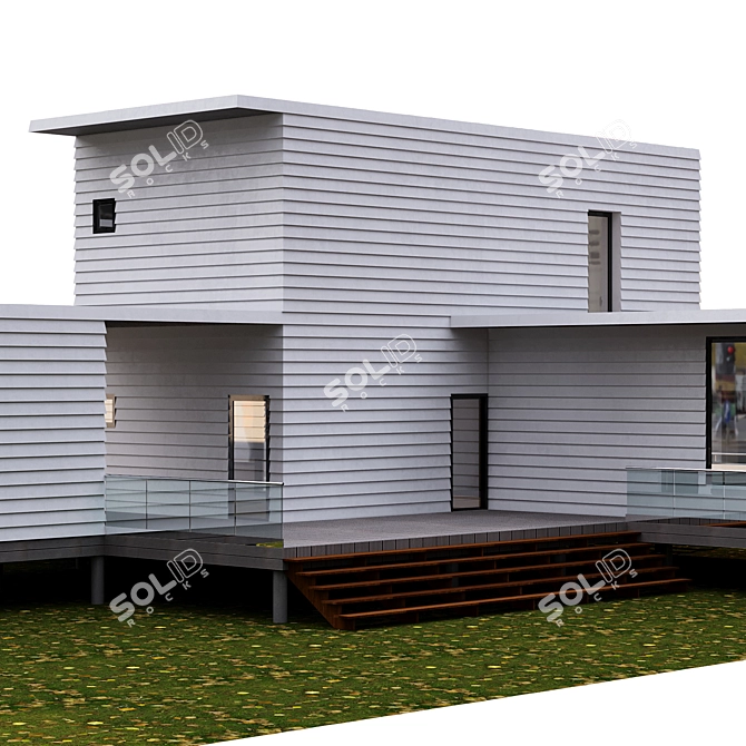 101 Residential Building | Detailed Single-Story Design 3D model image 4