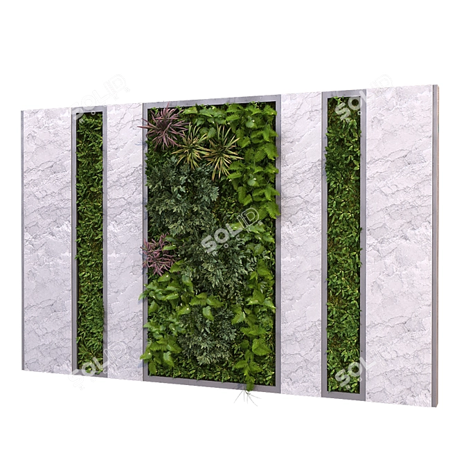 Versatile GreenWall Set 172 3D model image 2