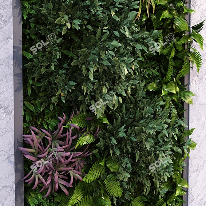 Versatile GreenWall Set 172 3D model image 3