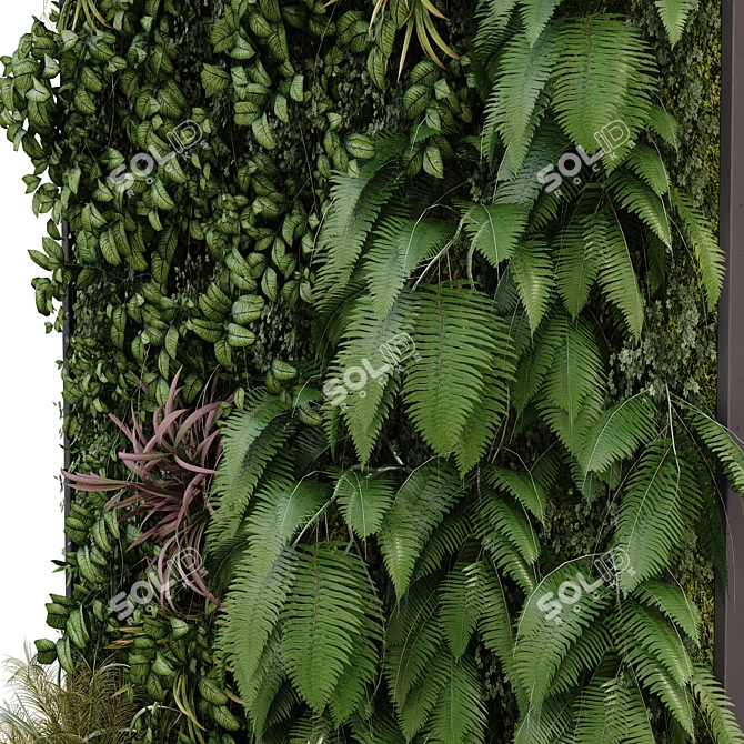 Versatile Greenwall Set 174 3D model image 2