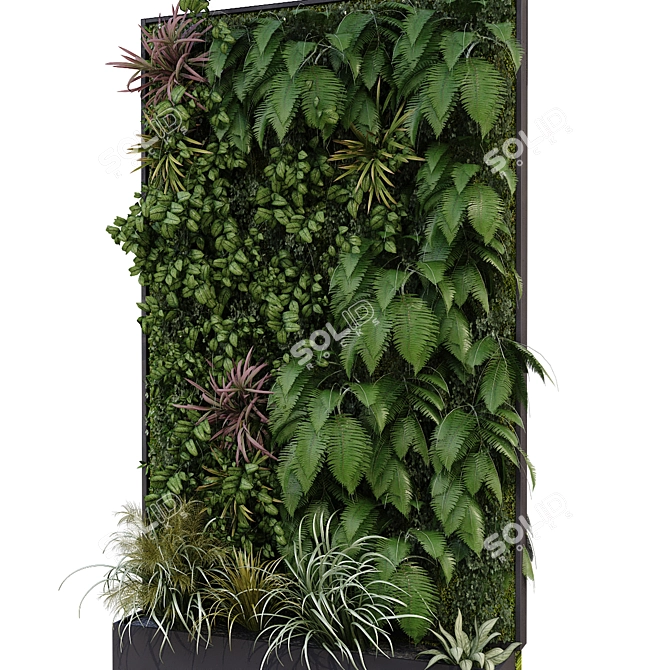 Versatile Greenwall Set 174 3D model image 4