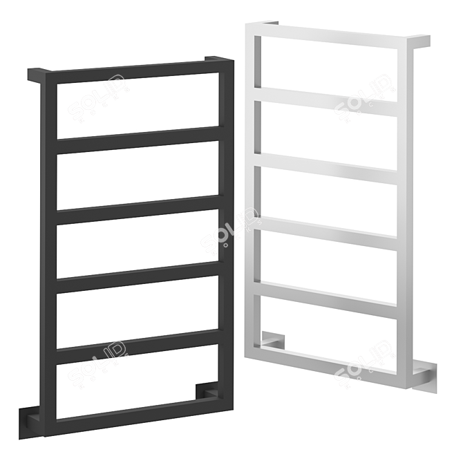 Glam Steel Towel Warmer 3D model image 3