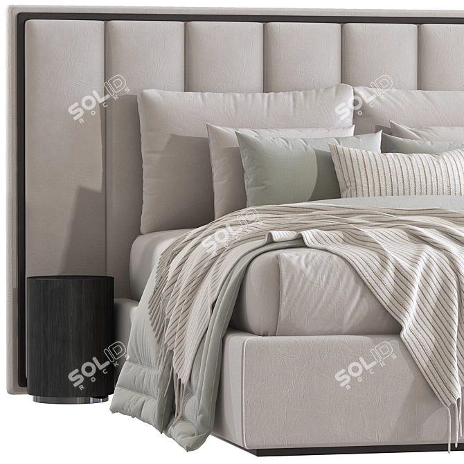 Modern Emmett Beds: Sleek Design 3D model image 2