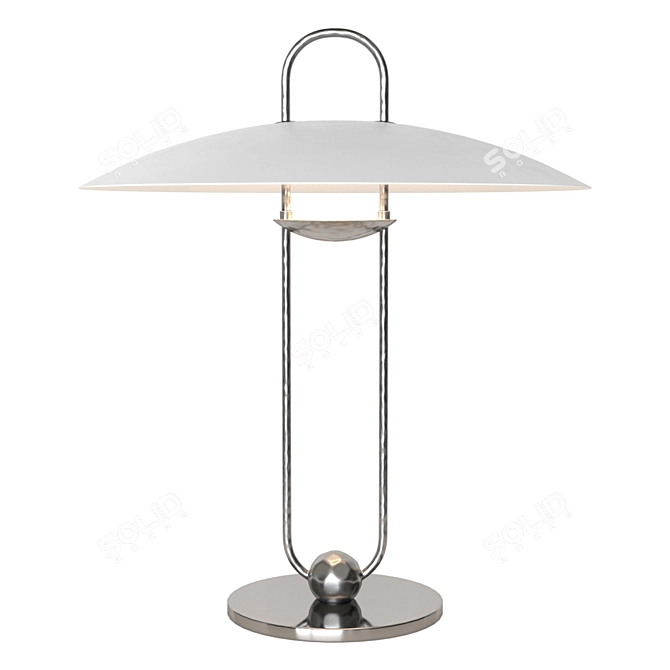 Sculpted Elegance: Ralph Lauren Home Lamp 3D model image 3