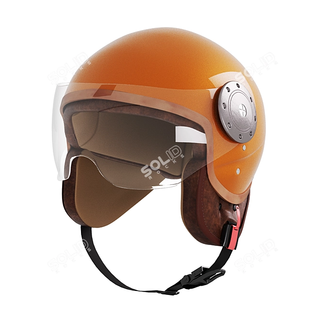 Yema Motorcycle Helmet 3D model image 1