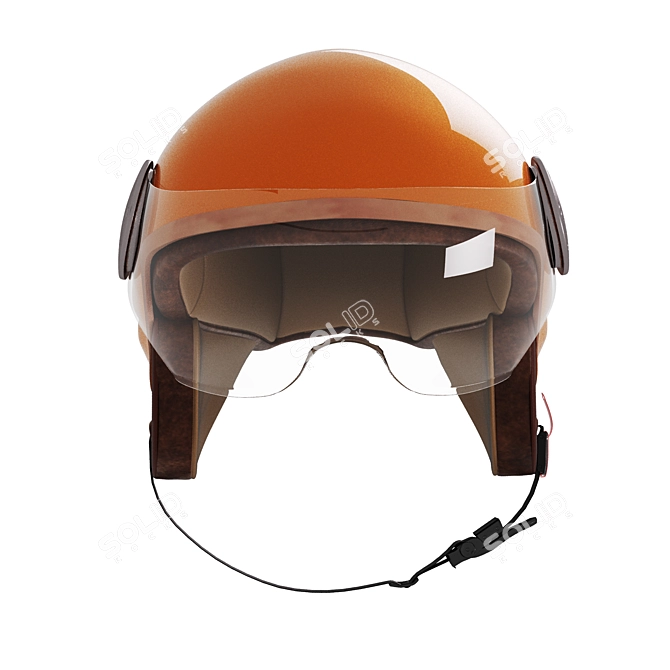 Yema Motorcycle Helmet 3D model image 2