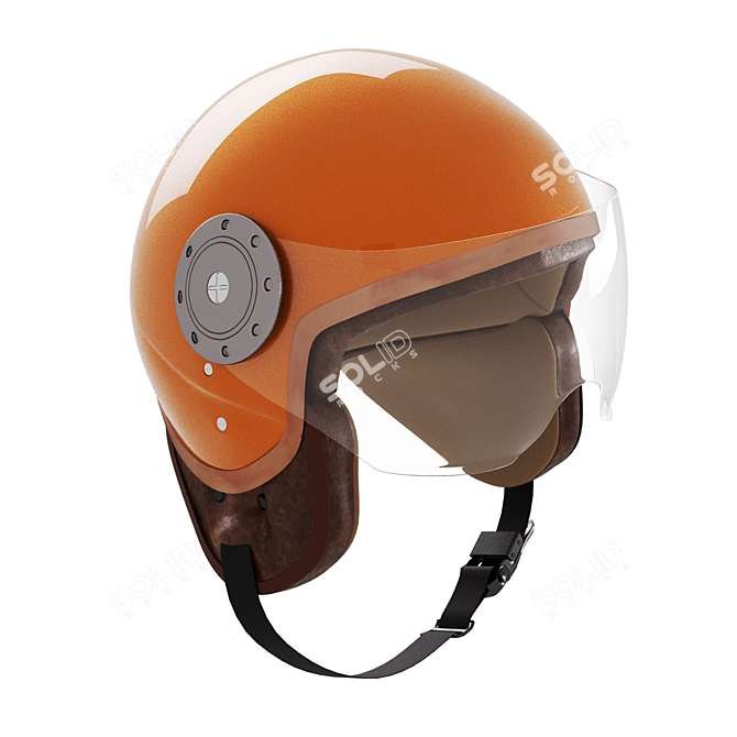 Yema Motorcycle Helmet 3D model image 3