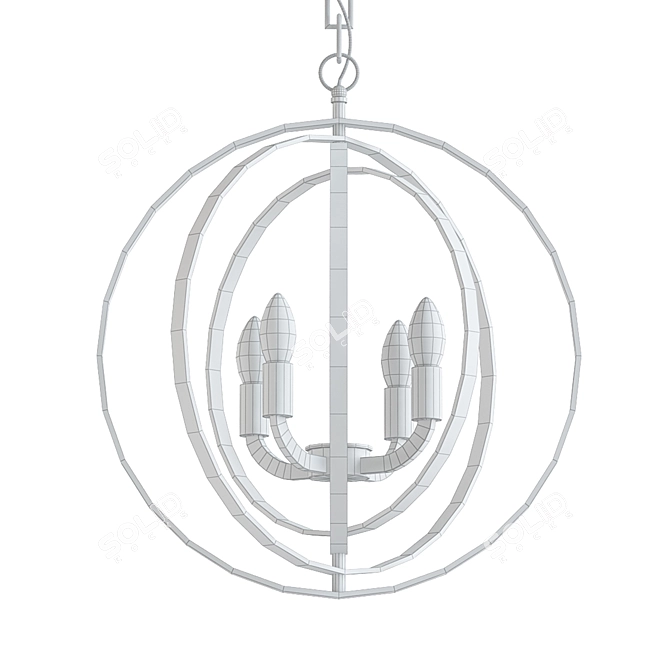 Canarm Meridian Chandelier 3D model image 2