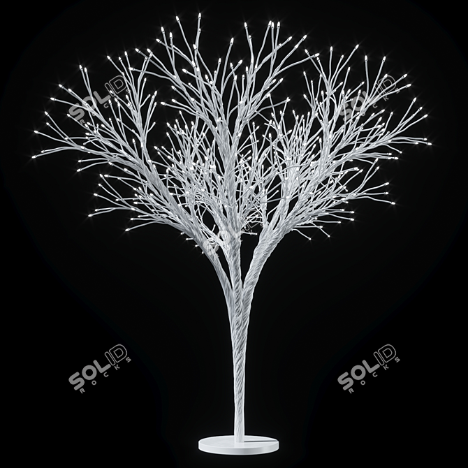 Illuminated Blossom Tree 3D model image 1