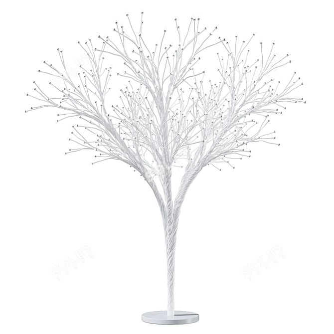 Illuminated Blossom Tree 3D model image 2