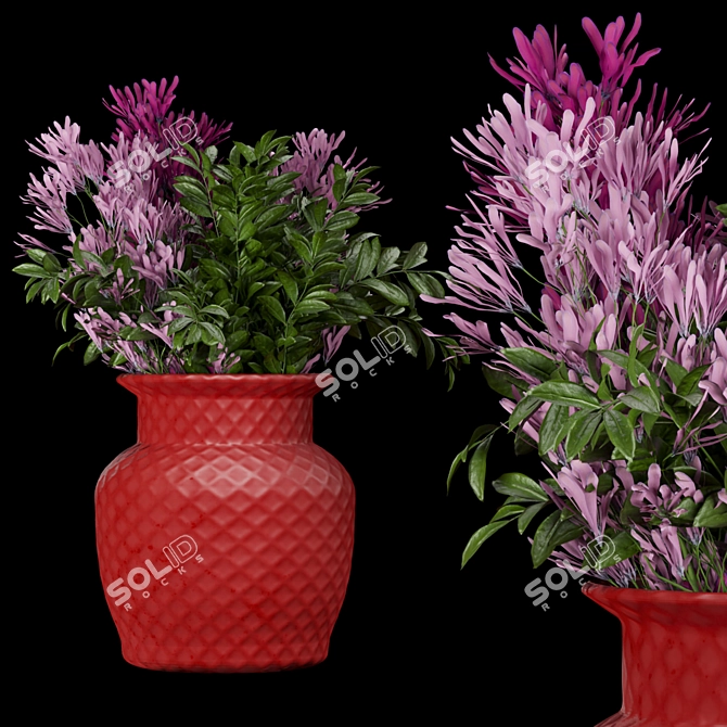 Dreamy Blooms Bouquet 3D model image 4