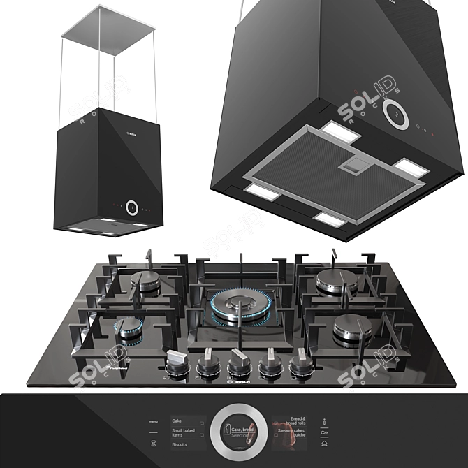 Bosch Home Appliance: Efficiency Redefined 3D model image 14