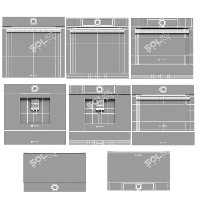 Bosch Home Appliance: Efficiency Redefined 3D model image 25