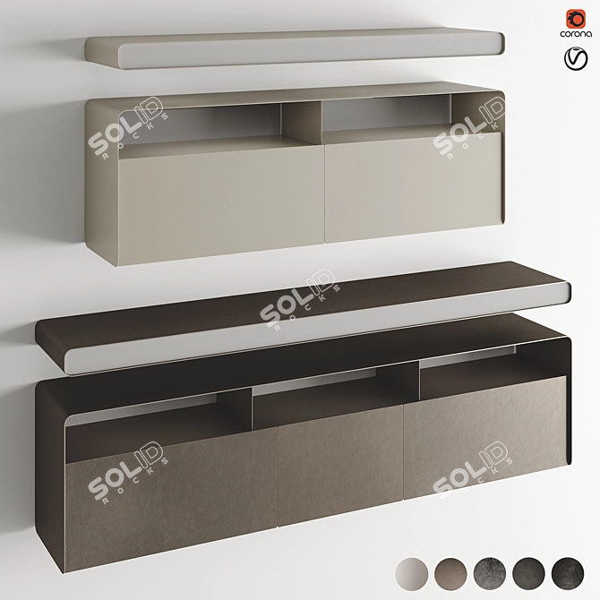 Modular Elegance: FLOU FOGLIO 2022 3D model image 6