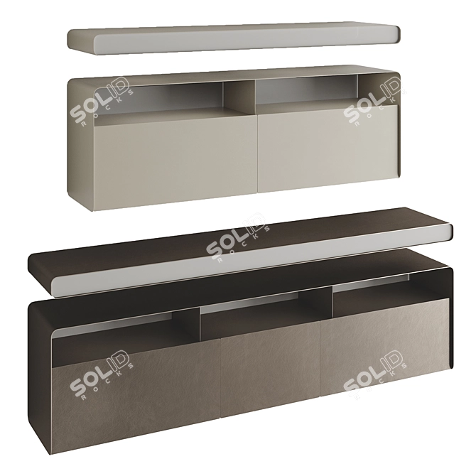 Modular Elegance: FLOU FOGLIO 2022 3D model image 12