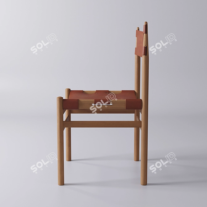 Cenzo Hunter: Luxury Dining Chair 3D model image 4