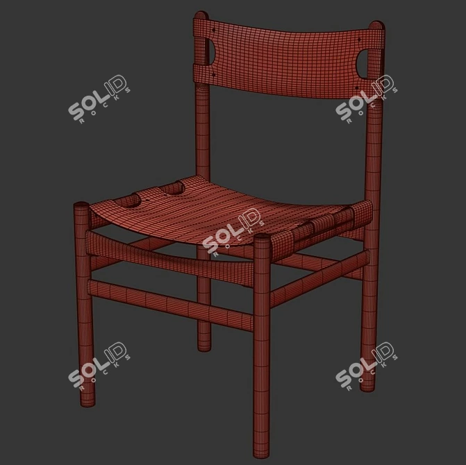 Cenzo Hunter: Luxury Dining Chair 3D model image 6