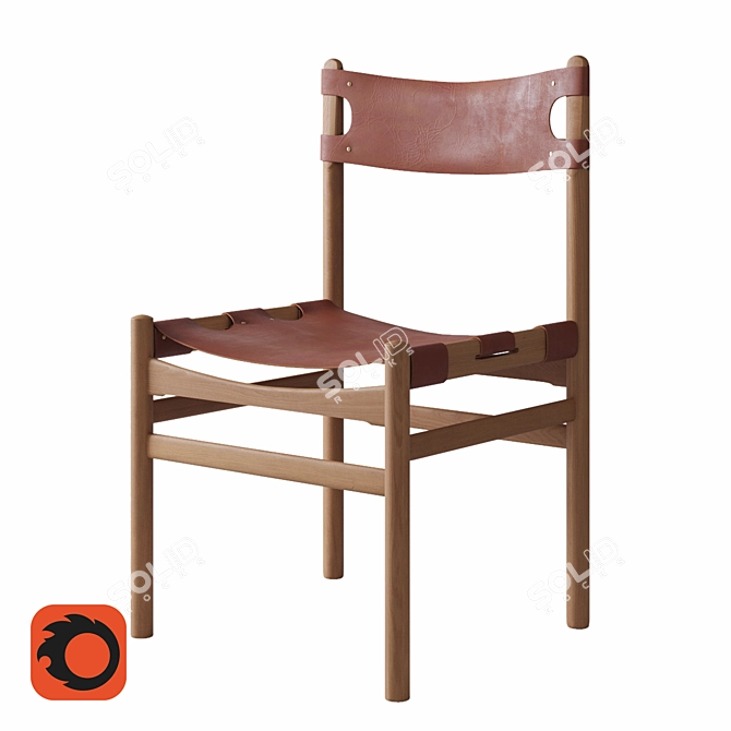 Cenzo Hunter: Luxury Dining Chair 3D model image 7