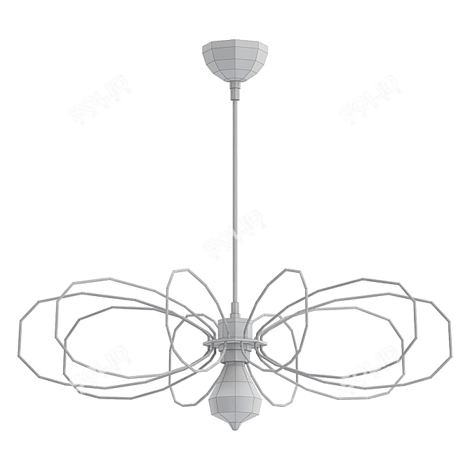 Modern Pendant Light - VegaLights 3D model image 2