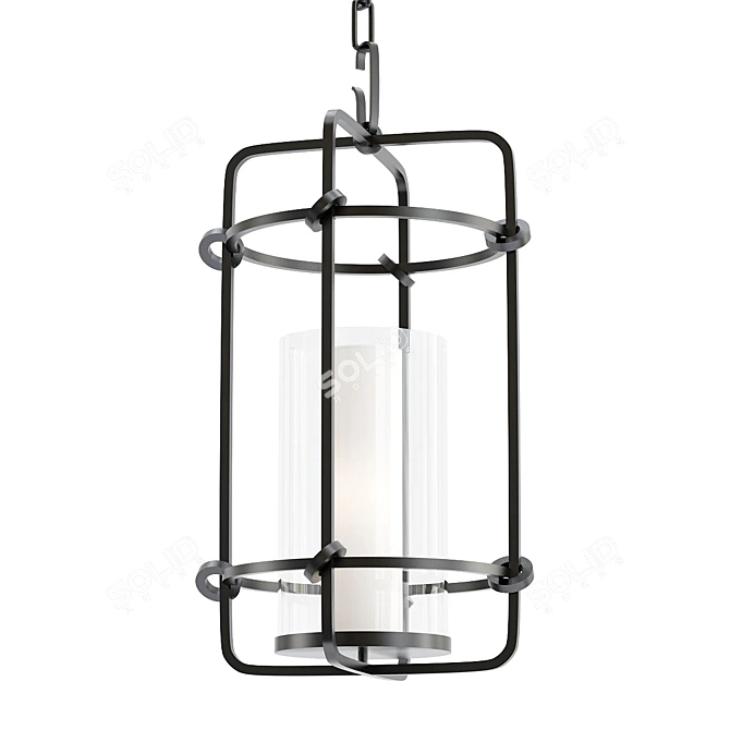 Urban Electric: Edgemere Pendant Light 3D model image 1