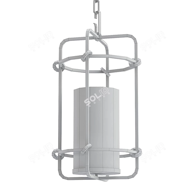 Urban Electric: Edgemere Pendant Light 3D model image 2